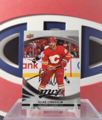 Elias Lindholm 2022-23 - Silver Script Upper Deck Mvp